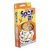 Asmodee Spot It! Animals (2024 Refresh) - Eco-Blister Edition, 5-in-1 Visual Perception Game for Quick Reflexes and Family Fun, Ages 4+, 2-8 Players, 15 Minute Playtime
