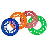 FSCLB Wheel Bolt Pattern Measuring Tool Set | 4 | 5 | 6 Lug Bolt Pattern Template, 4 Pieces