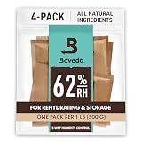 Boveda 62% Humidity Control Packs, Size 67, 4-Pack – For Storing Up to 1 lb