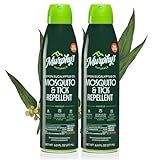 Murphy's Naturals Mosquito & Tick Bug Repellent Spray, Oil of Lemon Eucalyptus for Skin + Outdoor Gear, DEET-Free, 6 Ounce Mist, 2-Pack