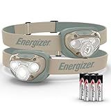 Energizer LED Headlamp PRO (2-Pack), IPX4 Water Resistant Headlamps, High-Performance Head Light for Outdoors, Camping, Running, Storm, Survival LED Light for Emergencies (Batteries Included)