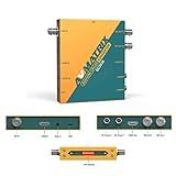 AVMATRIX SC2030 SDI to HDMI, HDMI to SDI, UP/Down Scaling and Frame Rate 1080P Video Converter,Reduntant Power Adapter