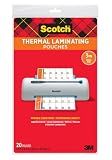 Scotch Thermal Pouches, 8.9 in x 14.4 in (228 mm x 367 mm)