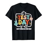 It's Test Day Y'all Groovy Testing Day Teacher Student Exam T-Shirt