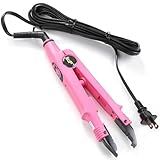 PAWACA Hair Extensions Tools，Professional k Tips Real Human Hair Fusion Hair Extensions Machine，Fast Heat-up Connector Wand Bonding Melting Tool Heat Iron for Salon Fashion Women