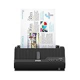 Epson - Workforce ES-C320W - Wireless Compact Desktop Document Scanner - 2-Sided Scanning and Auto Document Feeder - Paper and Card Scanner - Black