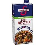 Swanson Lower Sodium Beef Broth, 32 oz Carton