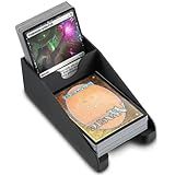 ElectricWise Draw and Discard Card Game Holder for Standard Sized Cards and Sleeves, 3D Printed Card Dispenser Deck Organizer, Non Slip Design on the Bottom, Compatible with TCG for Game Night