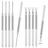 BILLIOTEAM 10 Pcs Clay Needle and Pottery Feather Wire Texture Tools for Ceramics Claywork, Ideal for Sculpture Detail Texturing and Modeling