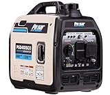 Pulsar PGD40ISCO Ultra Light Quiet 4000W Portable Gas Inverter Generator, white