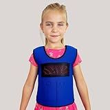 Weighted Vest for Kids with Sensory Needs(Medium, Ages 5-9) - Compression Vest for Children with Autism, SDP, ADHD, ADD, Sensory Overload - Kids Weighted Vest Includes 3lbs Adjustable Weights
