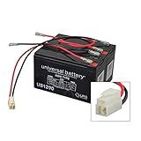 AlveyTech Premium 24 Volt Battery Pack for The Razor E300 & E325 Electric Scooter (9 Ah Extended Range Upgrade, Versions 11, 13+) - Replacement Set of 2 Rechargeable AGM Batteries with Wiring Harness