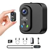 POV Camera 4K with WiFi, Body Mount Camera with 64GB Card, Charger Case, EIS Stabilization, Magnetic Mount, 150° Wide Angle Mini Action Camera Helmet Cam or Outdoor Sports Cycling Motorcycle Vlog