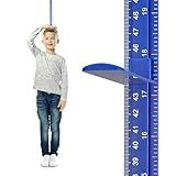 Egoldto Height Measurement for Wall, Children Adult Height Measure Rod, 3D Removable Growth Chart Stick, Wall Mounted Splicing Ruler for Kids Baby Nursery 79 inch (Blue)