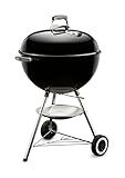 Weber Original Kettle Charcoal Grill, 22-Inch, Black – Classic Outdoor BBQ Grill with One‑Touch™ Cleaning System & Precise Temperature Control Dampers