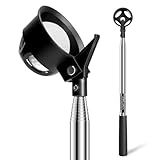VIMPSEY 9Ft/12Ft/16.3Ft/20Ft Golf Ball Retriever for Water Telescopic, Stainless Steel Ball Retriever Tool Golf Ball Grabber (12Ft)