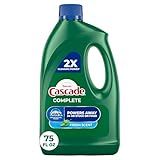 Cascade Complete Dishwasher Detergent Liquid Gel, Fresh Scent, 75 oz