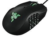 Razer RZ01-01050100-R3M1 Naga Left-Handed - Ergonomic MMO Gaming Mouse with 12 Programmable Thumb Buttons - 8,200 Adjustible DPI