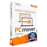 Laplink PCmover Ultimate 11 - Migration of your Applications, Files, and Settings from an Old PC to a New PC - Data Transfer Software - With Optional Super Speed USB 3.0 Transfer Cable - 1 License