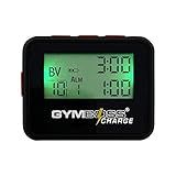 Gymboss Charge Interval Timer and Stopwatch (Black/Red)