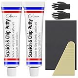 Calvana (2 Pack) 20g Car Body Filler Repair Kit, Automotive Putty Scratch Filler, Quick-Drying Formula for Minor Touch-ups, Ideal for Car Paint Scratch Removal and Rust, Includes Repair Tools