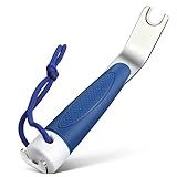 Enhon 1 Pcs Snap Tool for Boat Canvas Snaps, Practical and Durability Boat Cover Snap Release Tool Save Canvas from Ripping, Design for Boaters and Anglers (Blue)