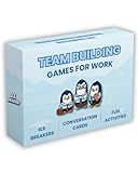Team Building Games for Work – 200 Conversation Cards for Team Building. Fun Office Games and Conversation Starter Cards for Meetings and Group Activities. Ice Breakers Perfect for Work and School
