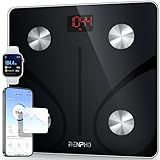 RENPHO Smart Scale for Body Weight, Digital Bathroom Scale BMI Weighing Bluetooth Body Fat Physician Scale, Body Composition Monitor Health Analyzer with Smartphone App, 400 lbs - Elis 1