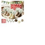 12 PCS Boho Baby Shower Centerpieces with Wearable Booties＆Reusable Flowers | Photo-Ready Decor, Coordinated Neutral Style, Quick Setup, Handcrafted Premium Texture, Shape-Retaining & Wearable Booties