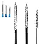 LSTOPGO Tire Reamer Drill Bit,Tungsten Steel Tire Repair Burr Drill Bit, 3 Pack Wire Cutter Reamer Drill,Tire Repair Drill Insert Tool Automobile Car Tool (3 mm 4.5 mm 6 mm)