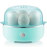 Elite Gourmet EGC115M Easy Egg Cooker, 7-Egg, BPA-Free, Retro Mint