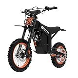 Tuttio Soleil01 Electric Dirt Bike for Teens Adults with Black Suspension Fork, UL Certificate