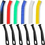 6Pcs Hard Bristle Crevice Cleaning Brush, Multifunctional Premium Crevice Cleaning Tool, Designed for Cleaning Narrow Spaces, Suitable for Toilet, Faucets,Kitchen,Grout, KOSPRIE
