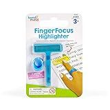 hand2mind FingerFocus Highlighter, Guided Reading Strips, Reading Pointers for Kids, Dyslexia Tools for Kids, ADHD Tools, Special Education School Supplies, Teacher Classroom Must Haves (1 Pack)