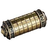 CoEjokno Da Vinci Code Numeric Cryptex Money Puzzle Box for Cash Gift, Jewelry Box with Hidden Compartment, Unique Puzzle Gift for Adults Brain Teaser Valentine’s Day Wedding & Anniversary Present