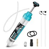 DURATECH 500CC Fluid Extractor, Oil Extractor with Long Hose and Extension Tubes, Brake Fluid Extractor, Fluid Pump Automotive, Suction Pump for Lawn Mowers Cars Ships Golf Carts