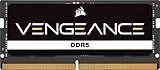 CORSAIR Vengeance SODIMM DDR5 RAM 16GB (1x16GB) 5600MHz CL48 Intel XMP iCUE Compatible Computer Memory - Black (CMSX16GX5M1A5600C48)