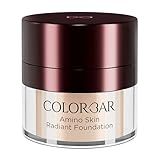 Colorbar Amino Skin Radiant Foundation - Liquid Foundation Makeup - Medium to Full Buildable Coverage Hydrating Foundation - 002 Petal Fair - 0.5 oz