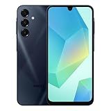 Samsung Galaxy A16 5G A Series, Unlocked Android Smartphone, Large AMOLED Display, Durable Design, Super Fast Charging, Expandable Storage, 5G Connectivity, US Version, 2025, Blue Black