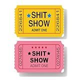 Jefuzh Shit Show Credit Card Sticker Skin Debit Card Skin Sticker for Transportation, Key, Debit, Credit, Slim, Waterproof, Anti-Wrinkle Removable Bank Credit Card Sticker