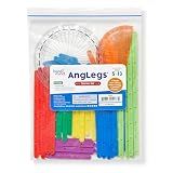 hand2mind AngLegs Starter Set with 2 Protractors