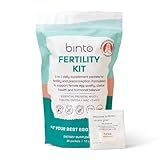 Binto Women’s Fertility Kit – Supports Egg Health, Reproductive Wellness – Includes CoQ10, NAC, and Fish Oil