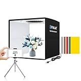 PULUZ Mini Photo Studio Light Box, Photo Shooting Tent kit, Portable Folding Photography Light Tent with CRI >95 104pcs LED Light & 6 Kinds Double-Sided Color Backgrounds for Small Size Products