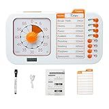 Task Timer, Timer for Kids, Students and Adults. with to-do List Card, Planning for Daily Chore, Schedules, School Classroom, Homework. Silent and Efficient Time Management Tool.