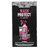 Muc-Off Wash, Protect & Lube Kit | Complete Bike Cleaning & Maintenance Kit | Includes Nano Tech Bike Cleaner, MO-94 Protect Spray & Dry Chain Lube