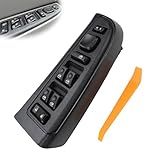 Flecto Master Power Window Switch Driver Side 15883323 with Door Lock & Bezel Compatible with 2003-2007 Chevy Silverado GMC Sierra Yukon Cadillac Escalade Replace DWS-220 901-075