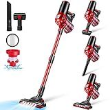 elezon A200 Cordless Vacuum Cleaner, Stick Vacuum with Powerful Suction, 38 Mins Runtime, Rechargeable Battery, HEPA Filter, Portable Lightweight Vacuum Cleaners for Home, Hard Floor, Pet Hair