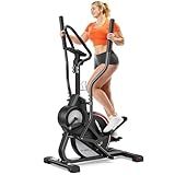 YOSUDA Elliptical Exercise Machine, 3-in-1 (Elliptical + Cardio Climber + Stair Stepper) Elliptical Machine for Home with 45°Incline, 15.5 in Stride, 16-Levals Resistance, Quiet Magnetic System