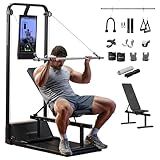 Speediance Home Gym, Smart AI-Powered Multi-Functional Smith Machine for Full Body Strength Training, All-in-one Gym Equipment, Digital Weight System, Workout Station, Squat Rack, Gym Monster 2
