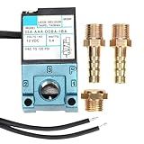 Caoeal Electronic Boost Controller, 3 Port Boost Control Solenoid Valve DC 12V 5.4W 35A-AAA-DDBA-1BA